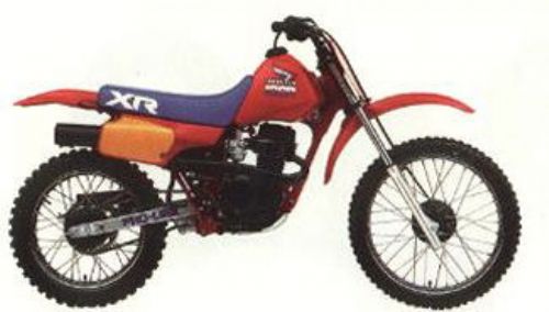 XR10SE - 
									      XR 100 1985-88  seat cover